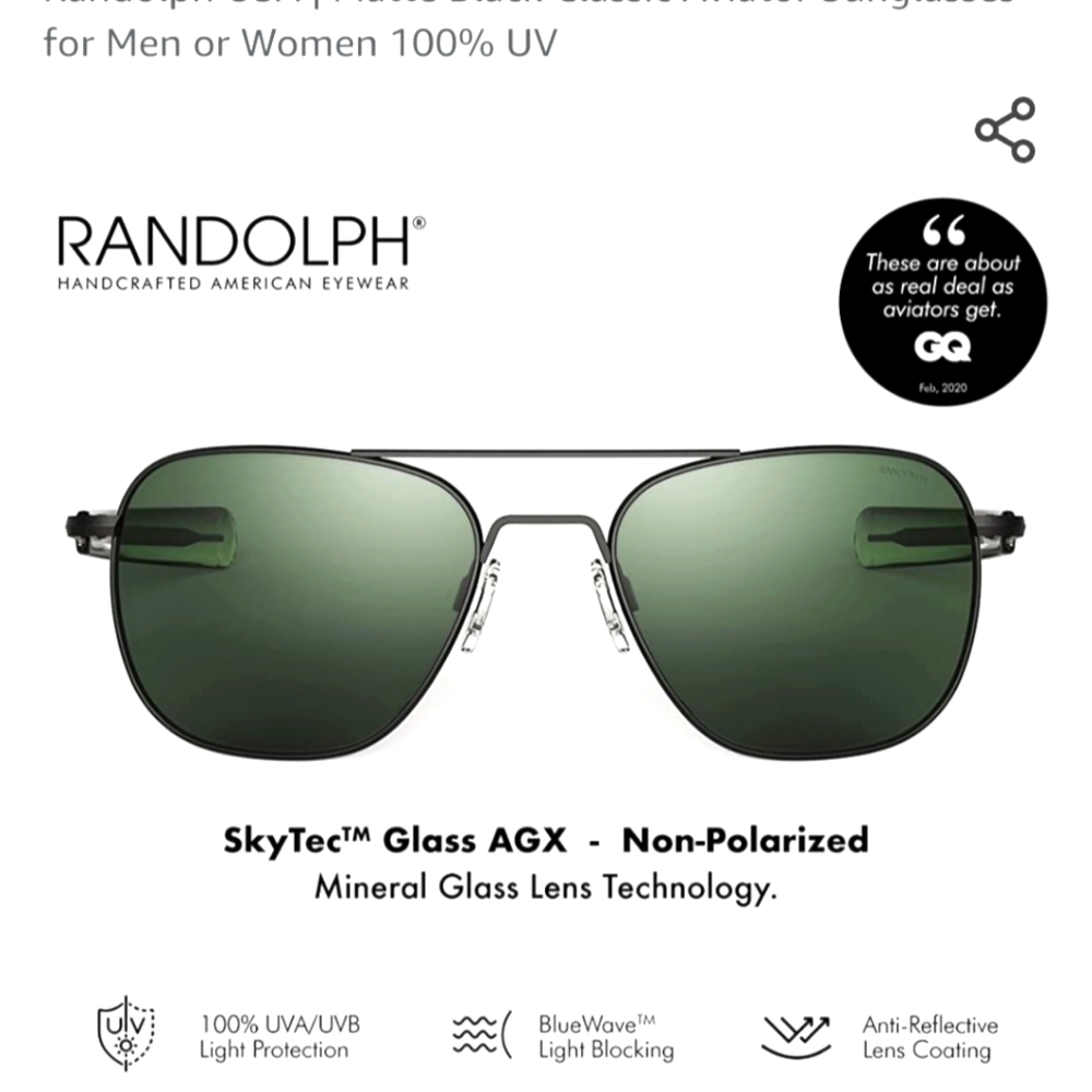 Randolph Sunglasses